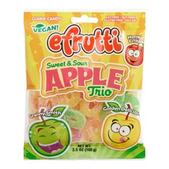 Efrutti Sweet and Sour Apple Trio, 3.5 oz